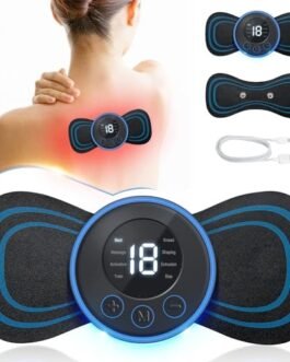 Wireless EMS Mini Body Massager for Neck & Body Relief